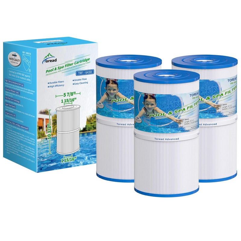 TOREAD فلتر بديل TOREAD Watkins 31489، متوافق مع Pleatco PWK30، Unicel C-6430، Filbur FC-3915، P/N0969601، 71825، 73178، 73250، 30 قدم مربع. فلتر سبا Hot Spring (3) - Image 1
